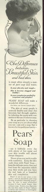 Pear's Soap Beautiful Skin 1915 Magazine Advertisement