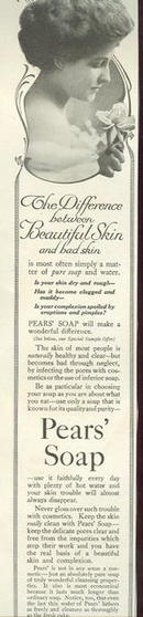 Pear's Soap Beautiful Skin 1915 Magazine Advertisement