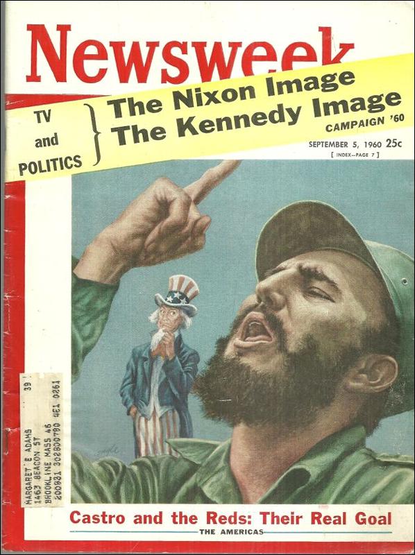 Newsweek Magazine September 5, 1960 Castro and the Reds on the Cover