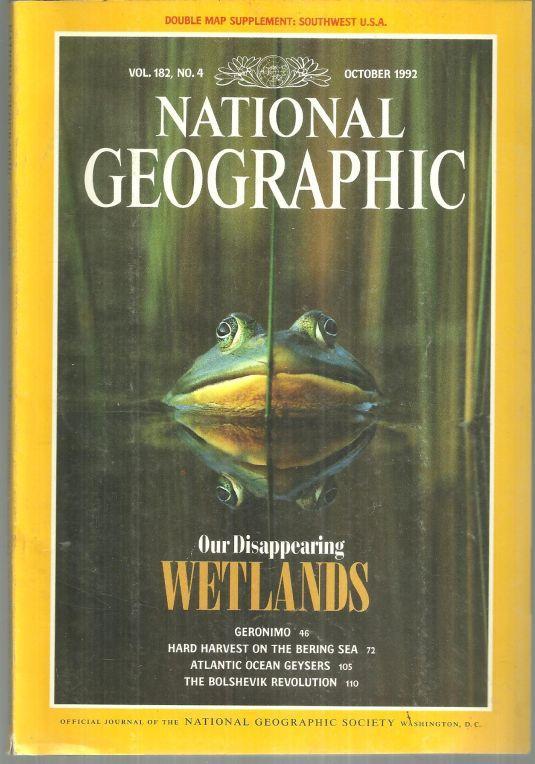 National Geographic Magazine October 1992 Our Disappearing Wetlands