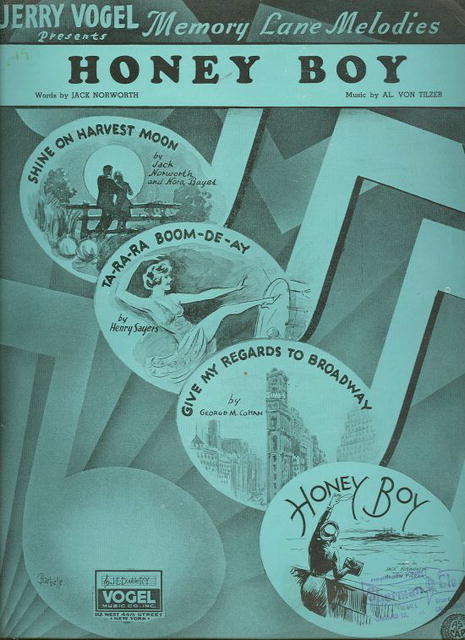 Honey Boy 1936 Memory Lane Melodies Sheet Music