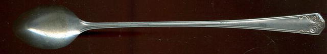 Silverplate S. L. & G. H. R. Co. Lois Ice Tea Spoon