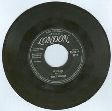 Ricky Nelson Sings It's Late/Never Be Anyone Else But You45 RPM