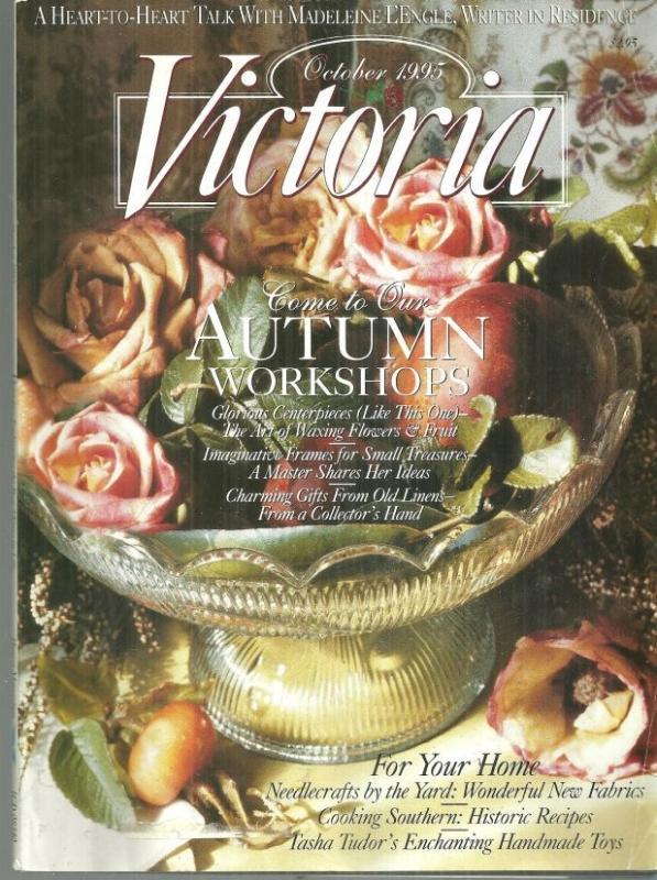 Victoria Magazine October 1995 Tasha Tudor Celebrates Heirloom Crafts