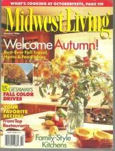 Midwest Living Magazine October 1996 Welcome Fall/Celebrating Our Hometown Pride