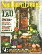 Southern Living Magazine October 2011 Decorate With the Bounty of Fall