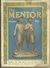 Mentor Magazine October 1925 The Real David Grayson and John Galsworthy
