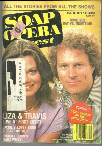 Soap Opera Digest Magazine October 16, 1979 Liza and Travis Search For Tomorrow