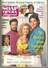 Soap Opera Digest Magazine October 3, 1989 GH's Frisco, Felicia and Colton
