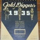 Lullaby of Broadway From Gold Diggers of 1935 starring Dick Powell Sheet Music