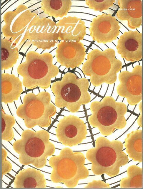 Gourmet Magazine October 1991 25 Favorite Cookies on the Cover