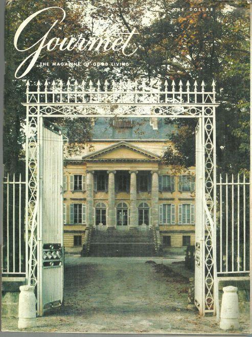 Gourmet Magazine October 1977 Chateau Margaux Cover/Central Florida Cookery