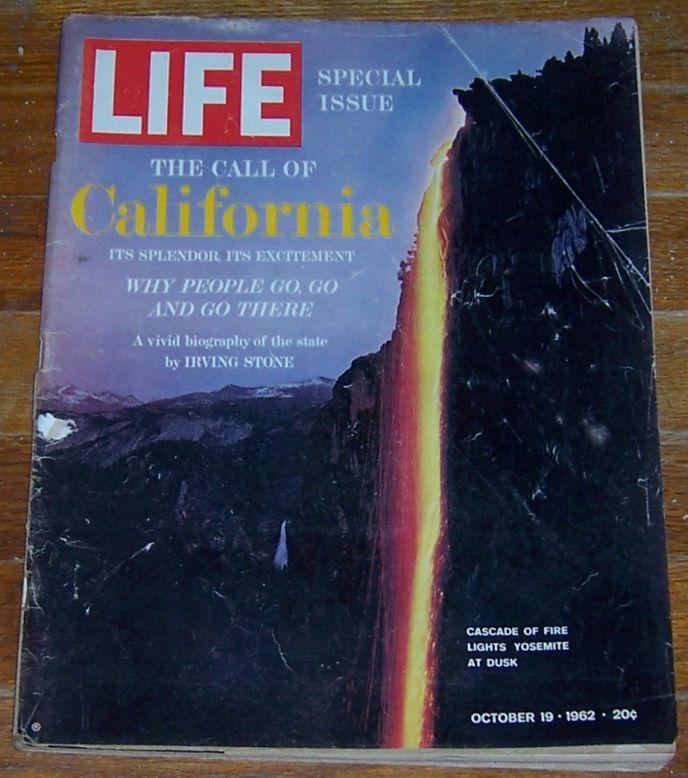 Life Magazine October 19, 1962 Special Issue California Yosemite at Dusk cover