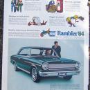 1964 Rambler Saturday Evening Post Magazine Color Advertisement