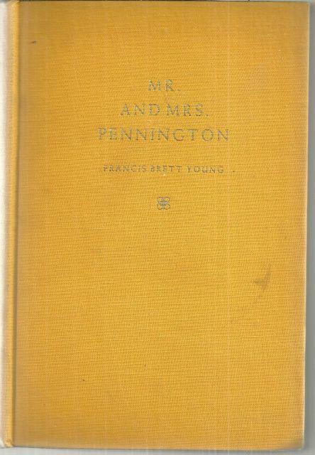 Mr. And Mrs. Pennington by Francis Brett Young 1931 1st edition Novel