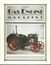 Gas Engine Magazine November 1986 1927 Hart Parr 12-24 on Cover