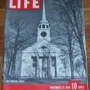 Life Magazine November 23, 1942 The Puritan Spirit on cover/Abner Dean/Midway