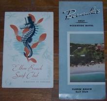 Elbow Beach Surf Club, Brochure and Directory of Services, Bermuda