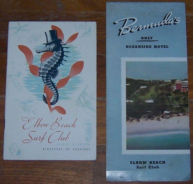 Elbow Beach Surf Club, Brochure and Directory of Services, Bermuda