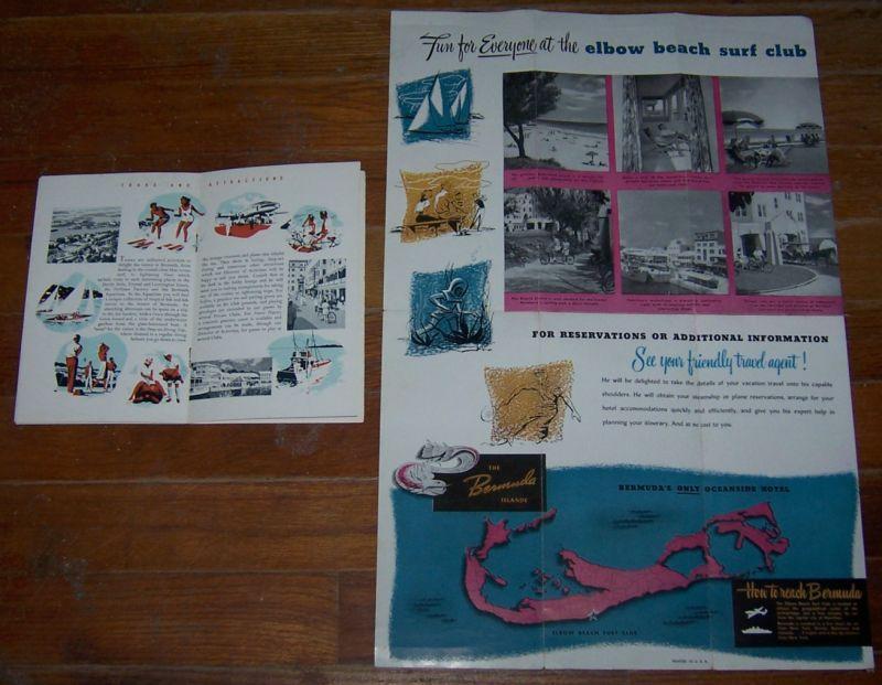 Elbow Beach Surf Club, Brochure and Directory of Services, Bermuda