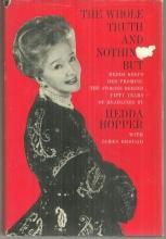 Whole Truth and Nothing But by Hedda Hopper 1963 Autobiography with Dust Jacket