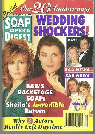 Soap Opera Digest Magazine November 21, 1995 Special 20th Anniversary Issue