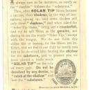 Victorian Trade Card for Solar Tip Shoes Boys and Girls Playing Outside