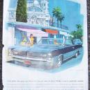 1964 Pontiac Grand Prix Saturday Evening Post Magazine Advertisement