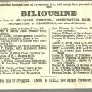 Victorian Trade Card for Biliousine A Sure Cure with Mother Cat Giving Medicine