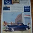 1941 De Soto Life Magazine WW II Color Advertisement Pilots Wanted