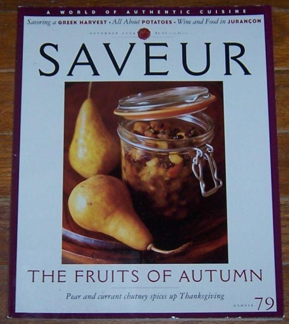 Saveur Magazine November 2004 The Fruits of Autumn/Thanksgiving/Pyrenees