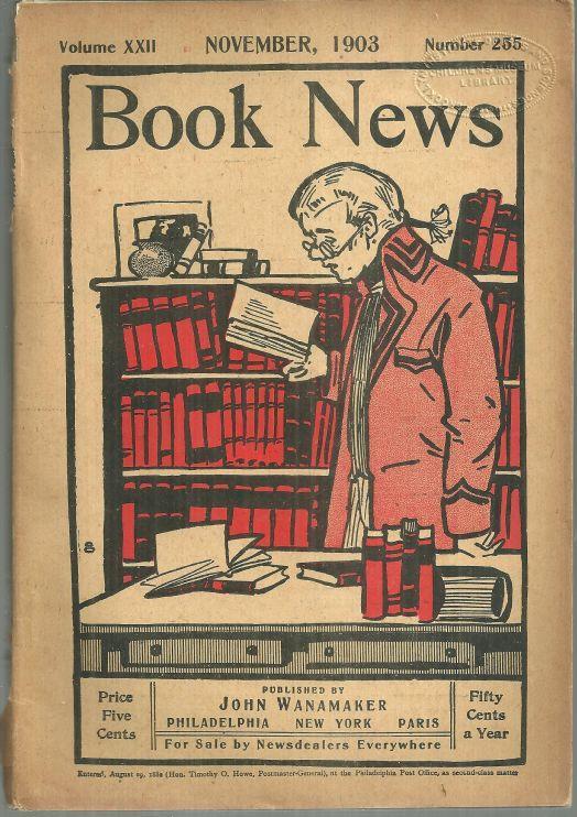 Book News Magazine November 1903 Edward Brooks/Reading for Children