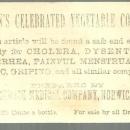 Victorian Trade Card for Eaton's Celebrated Vegetable Cordial with Boy and Girl