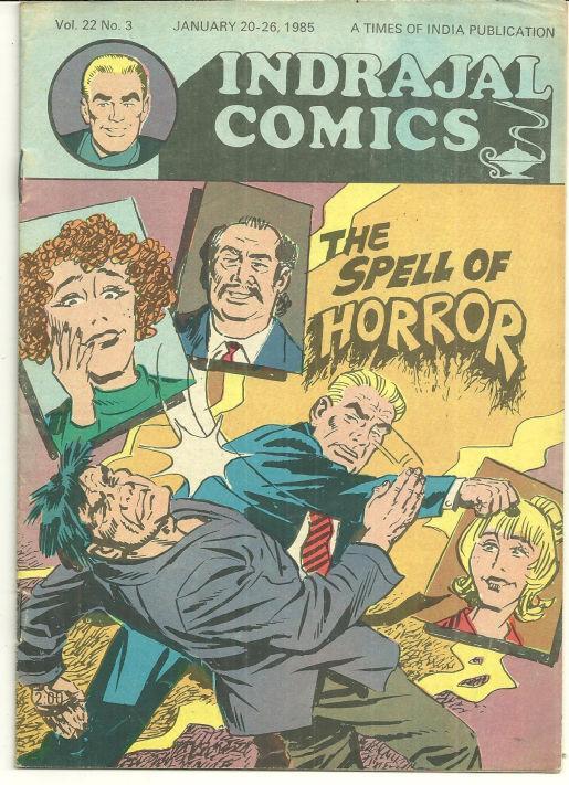 Indrajal Comics Spell of Horror No. 22 Vol. 4. January 20-26 1985 Times of India