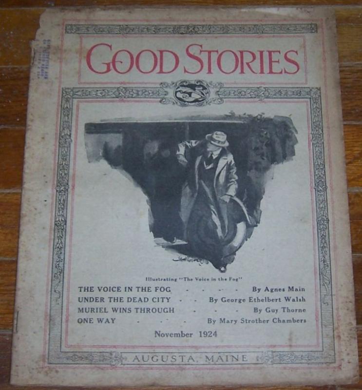Good Stories Magazine November 1924 Vintage Fiction, Recipes, Household
