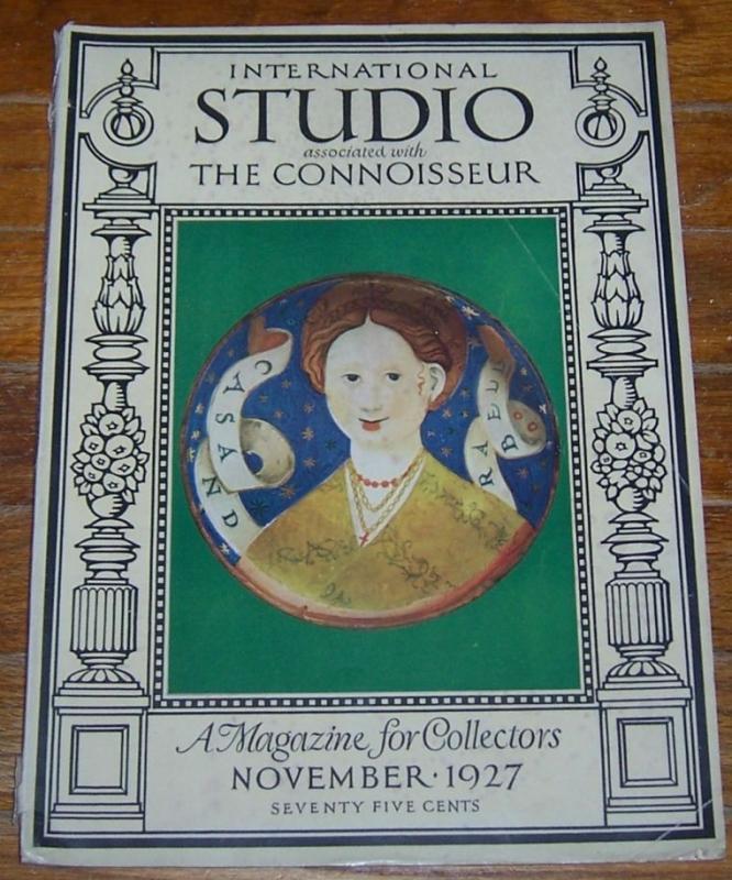 International Studio with Connoisseur Magazine November 1927 Lustreware