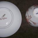 Vintage Nasco China Springtime Pattern Pink Flowers Made in Japan Cup and Saucer