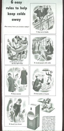 1943 World War II Pepsodent Antiseptic Advertisement
