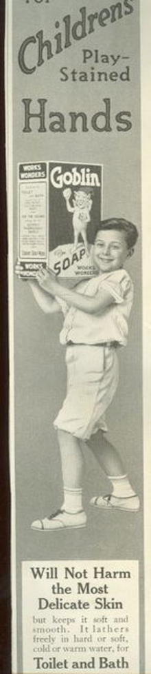 Goblin Soap for Children's Hands 1915 Magazine Ad