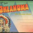 Souvenir Postcard Folder From Oklahoma The Sooner State 18 Color Views