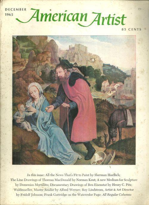 American Artist Magazine December 1965 Thoreau MacDonald Drawings