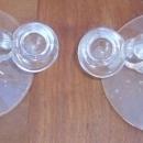 Vintage Pair of Imperial Glass Candlewick Twin Candlesticks