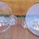 Vintage Pair of Imperial Glass Candlewick Twin Candlesticks