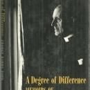 Degree of Difference by George Barry Ford 1969 1st edition with Dust Jacket