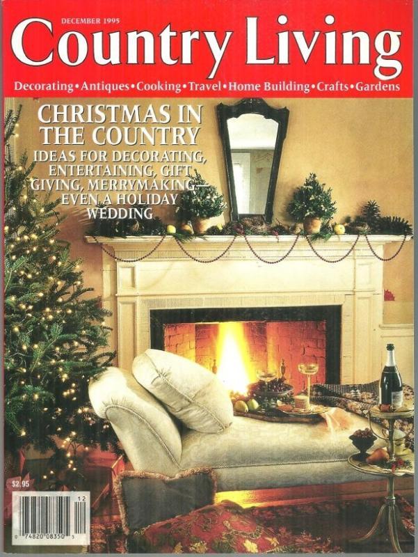 Country Living Magazine December 1995 Christmas in the Country Feather Trees