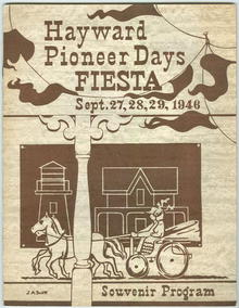 HAYWARD PIONEER DAYS FIESTA SOUVENIR PROGRAM 1946