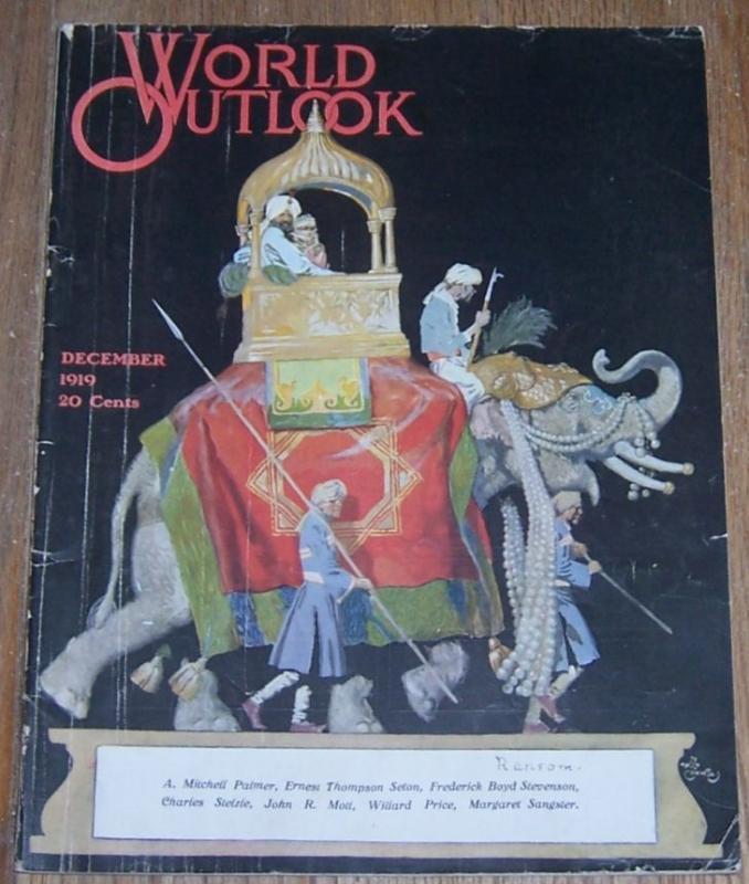 World Outlook Magazine December 1919 The Light of Christmas by Margaret Sangster