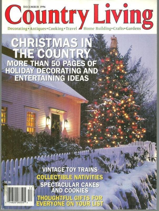 Country Living Magazine December 1996 Christmas in the Country Winter Warmth
