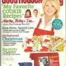 Good Housekeeping Magazine December 2010 Martha Stewart on the Cover Cookies