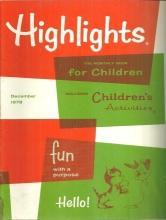 Highlights For Children Magazine December 1978 Story of the Three Kings